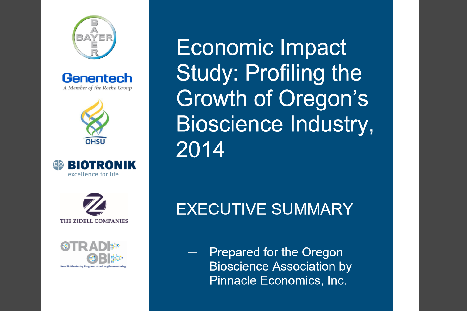 Oregon Bioscience Economic Impact Study