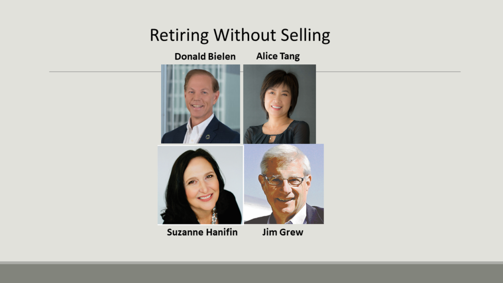 Retiring without selling graphic